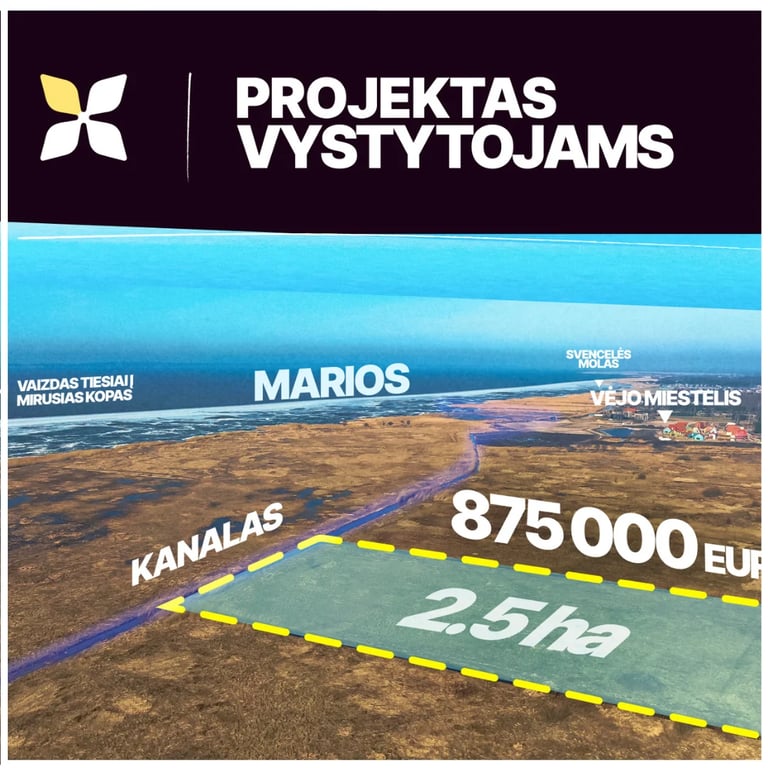 Parduodamas žemės sklypas Svencelėje - NT OAZĖ