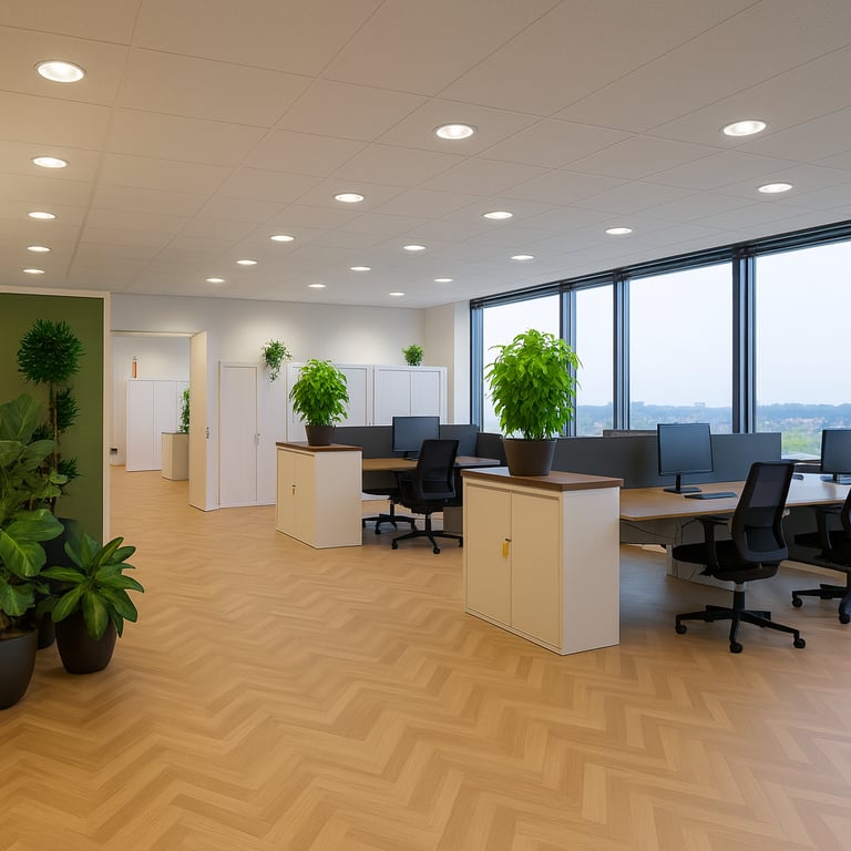 comfort op werkplek met lage UGR