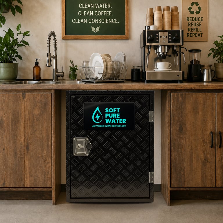 Soft Pure Water's Commercial Water Purification System powered by Advanced Ozone Technology
