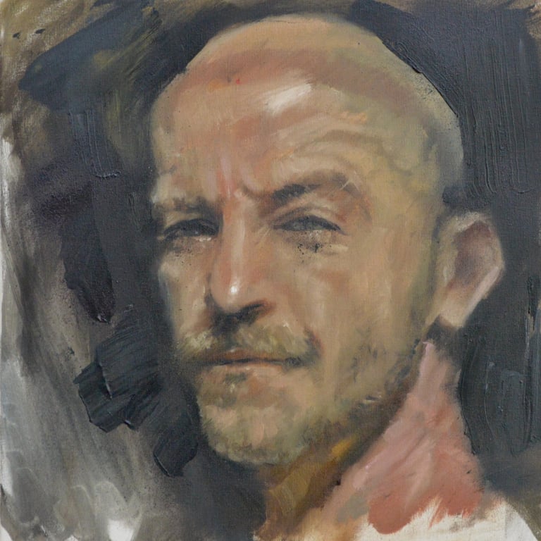 Turning point - Oil on canvas - 30cm x 30cm - 2025