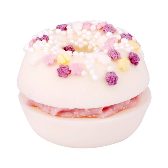 donut de bain barbe a papa