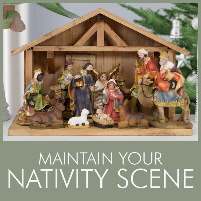 Maintain your Nativity sets