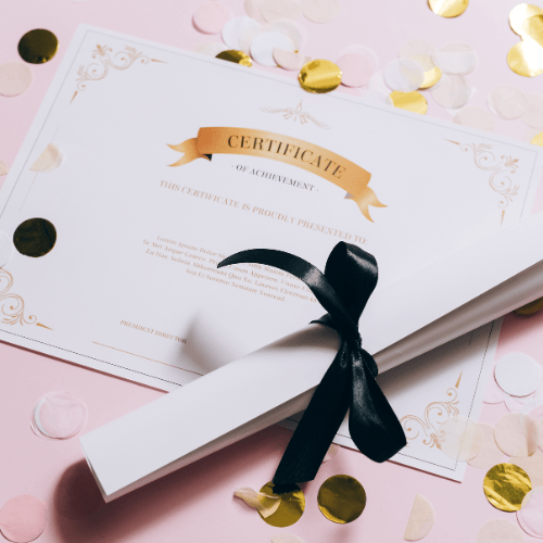 bookkeeping certificate