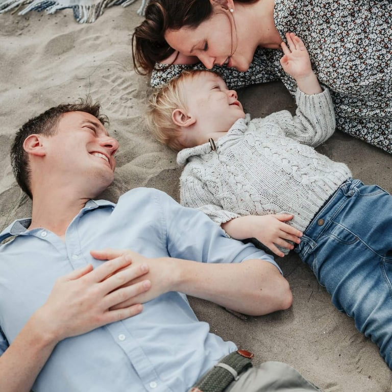 Professional family photoshoot captured by a professional photographer in Rotterdam