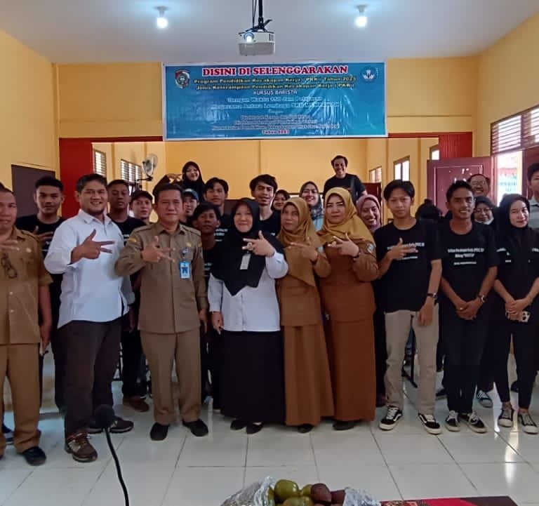 Pelatihan barista dan sertifikasi yang diadakan di SKB mempawah, pelatihan barista gratis, pelatihan barista pontianak