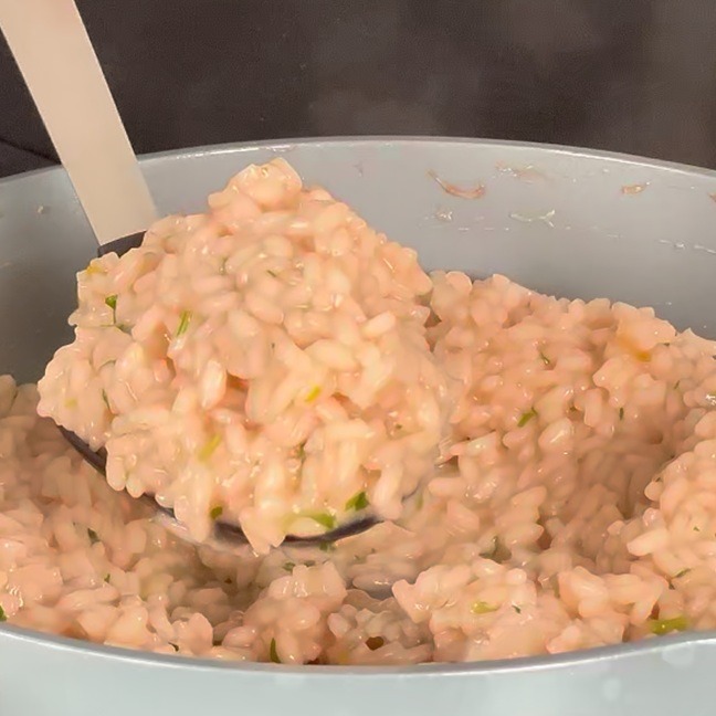 Lascia riposare il risotto un paio di minuti prima d'impiattare