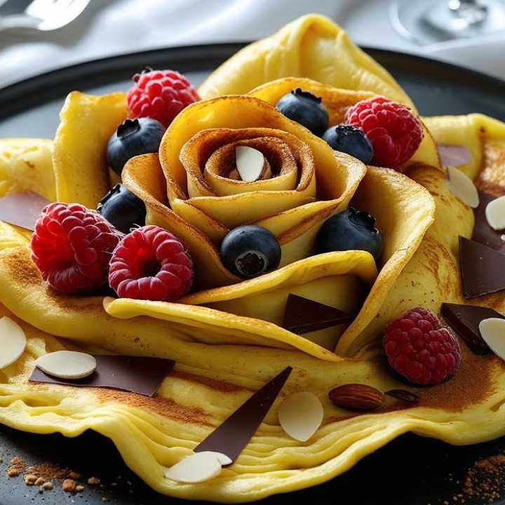 Come fare omelette dolce vegetariana