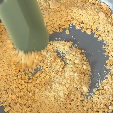 Tosta i Fiocchi d’Avena e la Farina di Mandorle