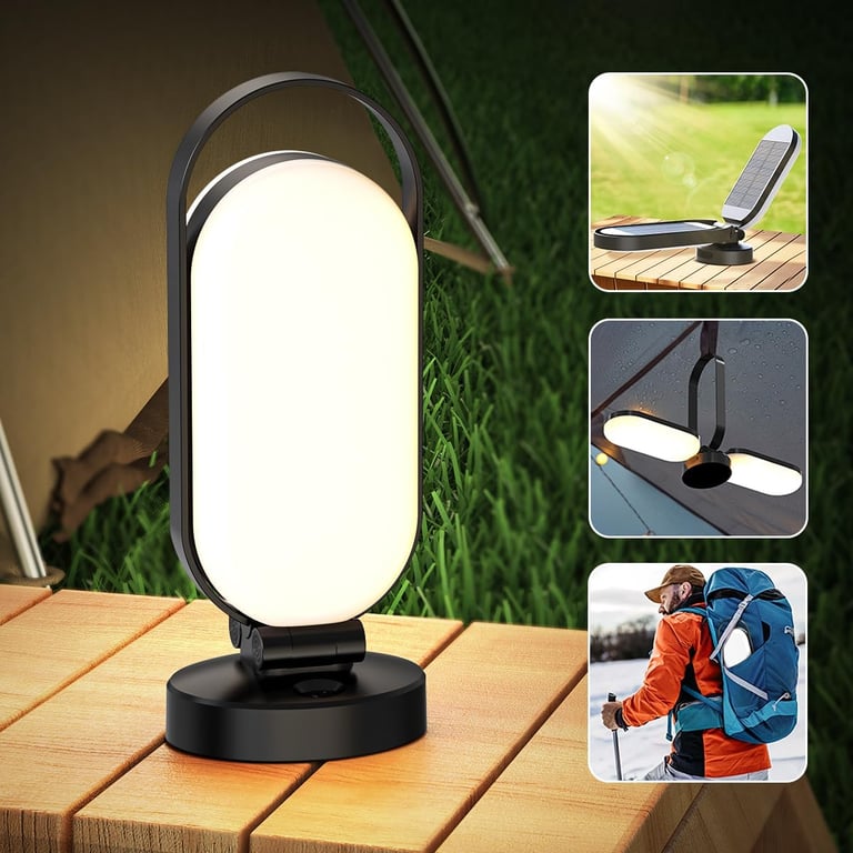 Hapfish Lampe Solaire rechargeable