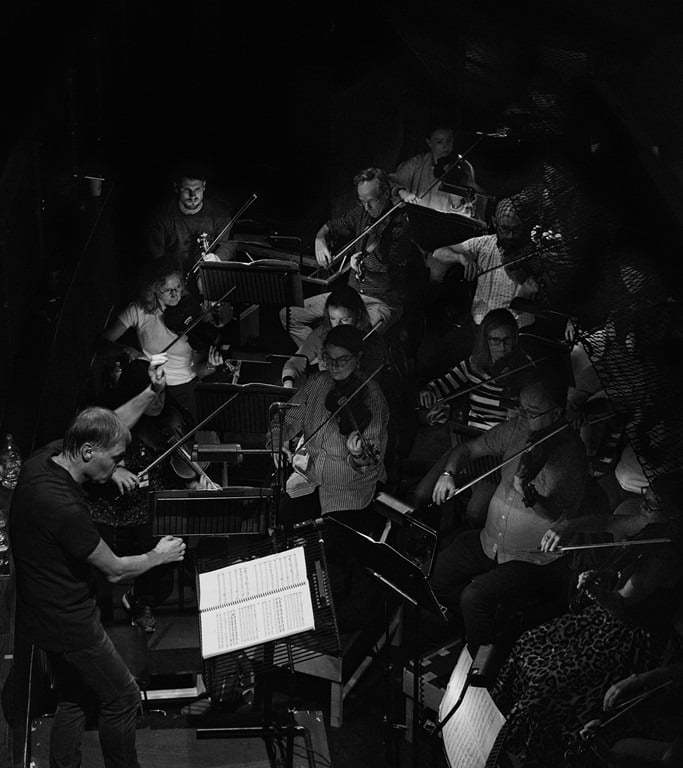 "Orchestra Rehearsal" by Lucy Leonel