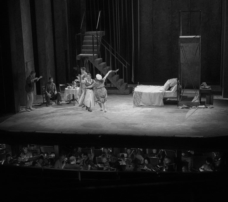 "L'Aube Rouge Rehearsal" by Lucy Leonel