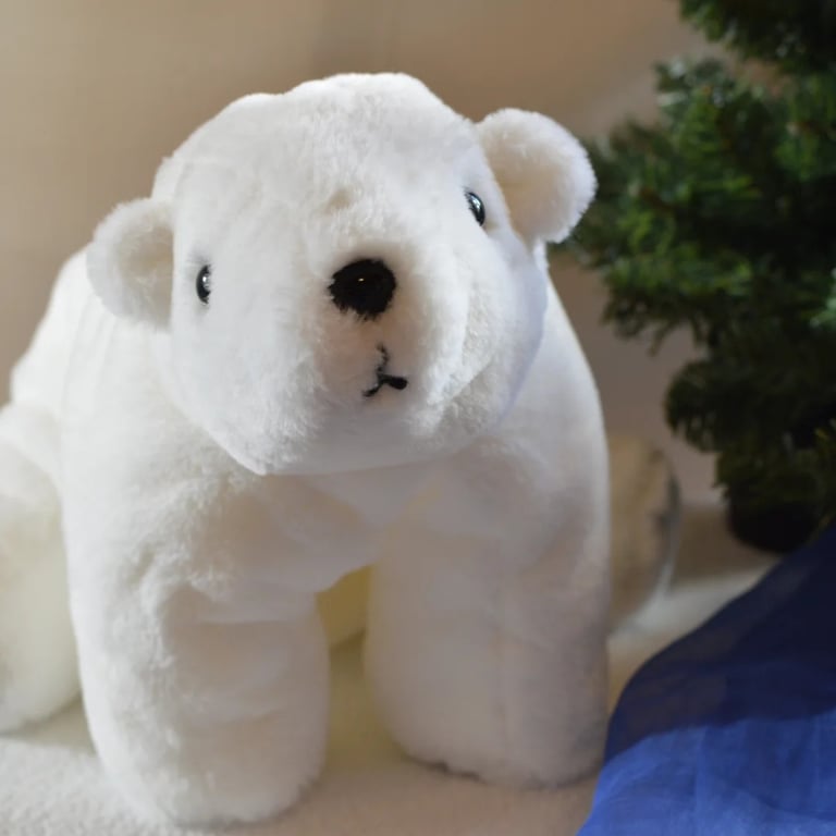 Peluche ourson polaire Patachoux
