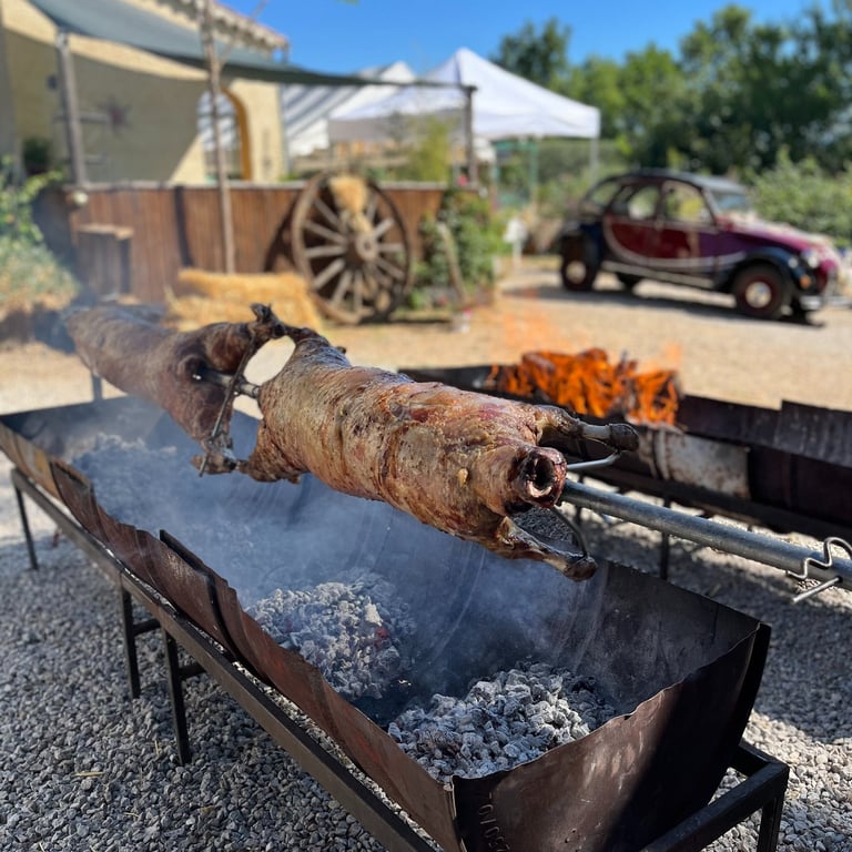 Méchoui Agneau à la broche
