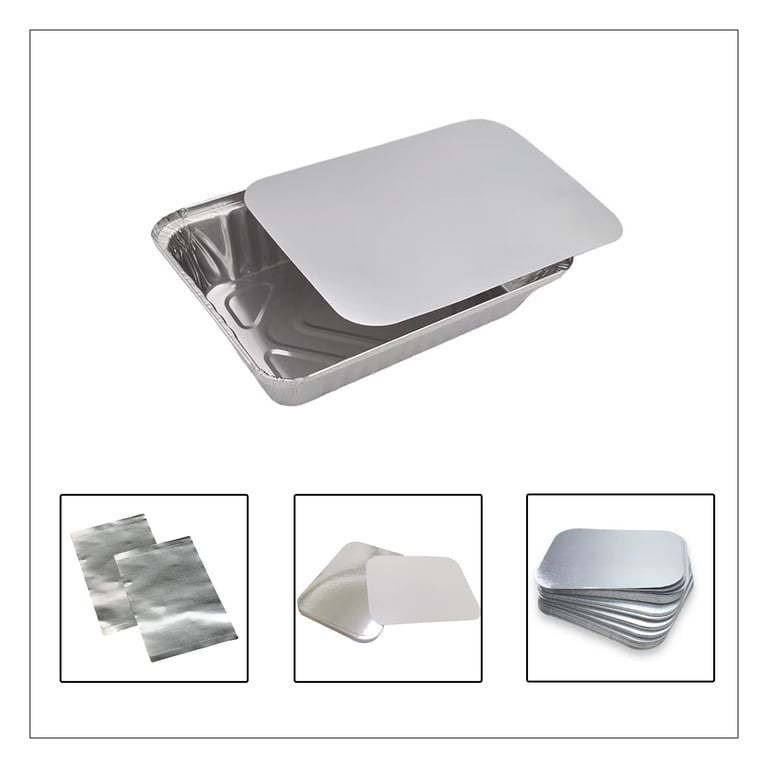 Alu Paper Lids for Alumnium Foil Containers