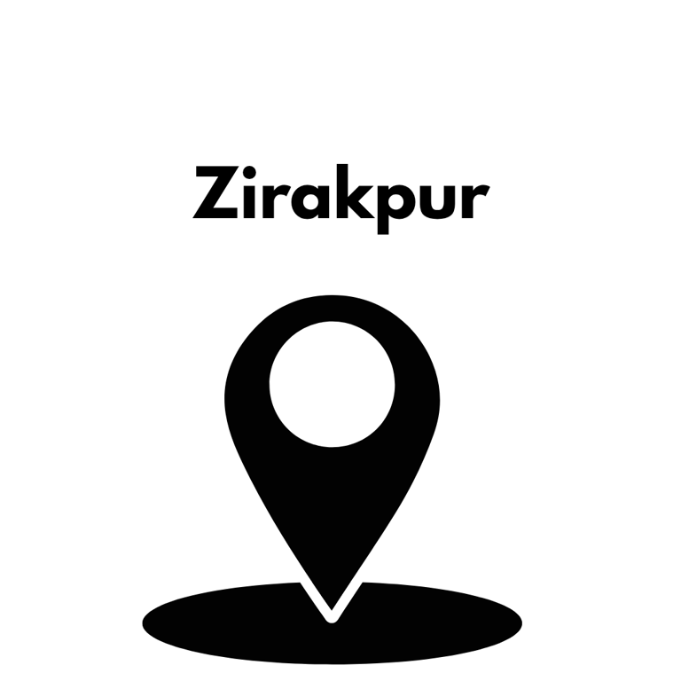 Zirakpur location pin