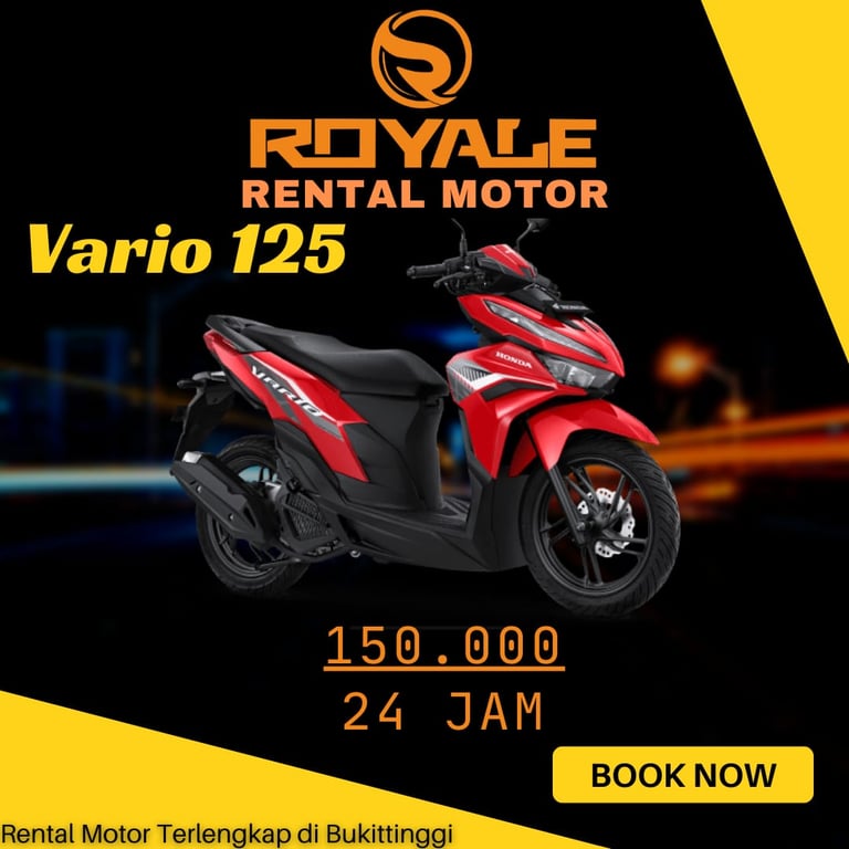 rental motor vario 125 bukittinggi