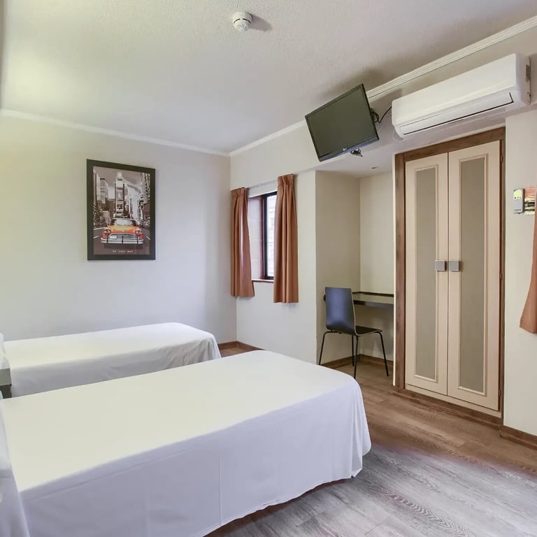 habitacion-2 camas-hotel castilla
