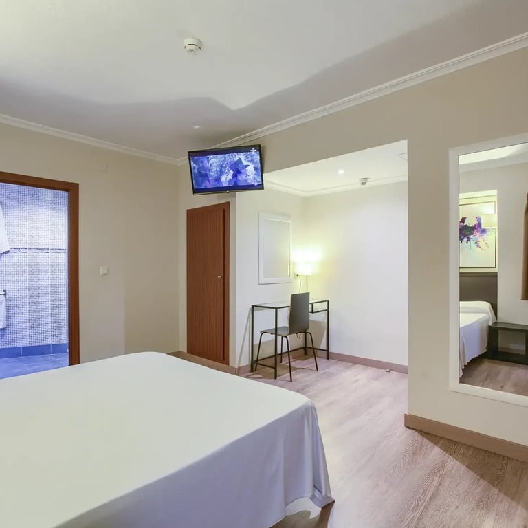 cama-matrimonio-hotel castilla fuenlabrada
