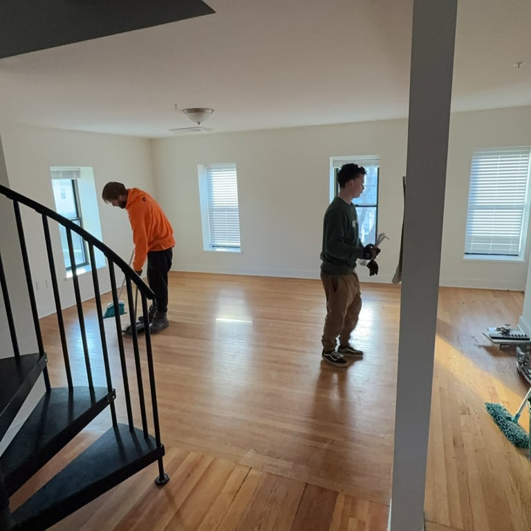 Appliances being hauled away for recycling and disposal