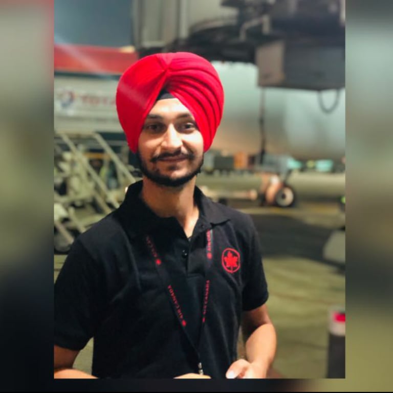 IGIA Jaspreet working for Air Canada