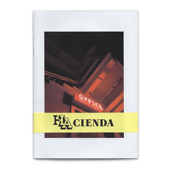 Cover of the "LA Hacienda" photo zine