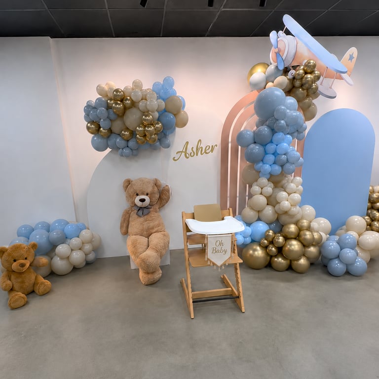 Baby shower decoration at evo space and studio
