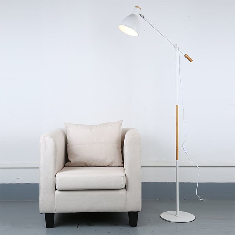 5550 Long swing arm minimalist floor lamp