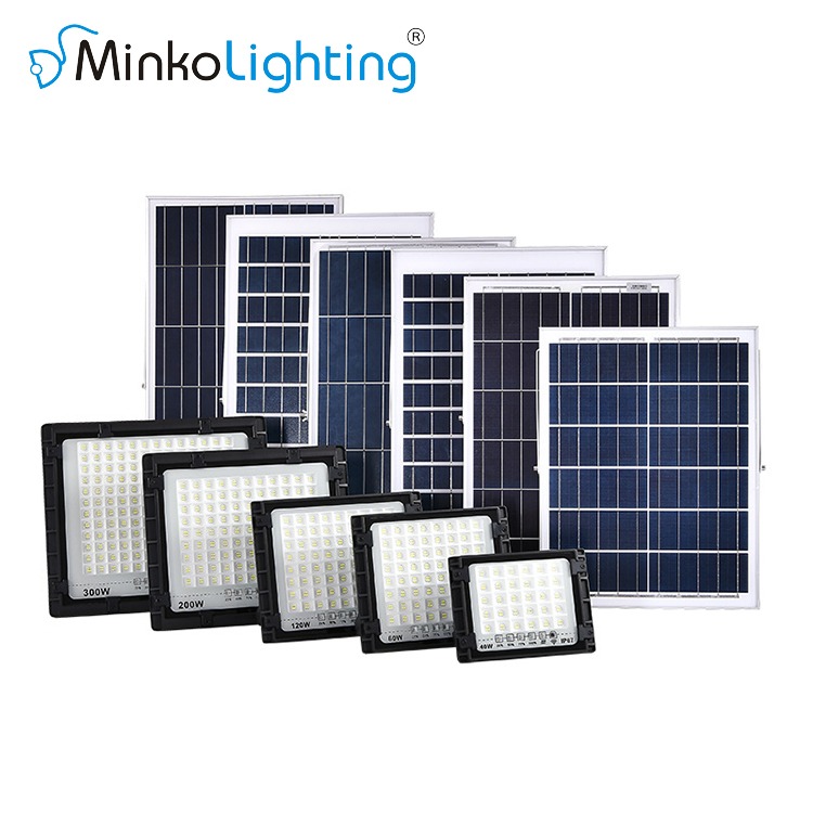 MNK-WL17 a group of solar powered led flood lights