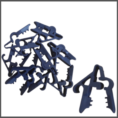 Męlynos spalvos kojinių segtukai