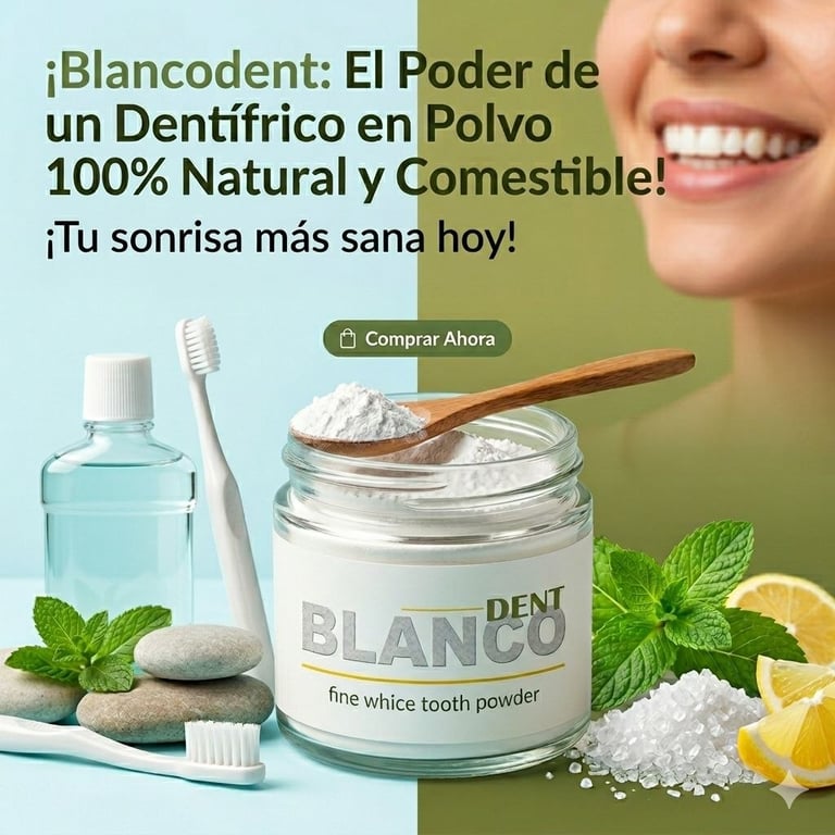 Blancodent el dentifrico en polvo 100% natural