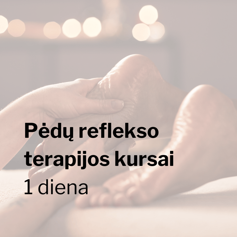 pedu reflekso terapijos kursai