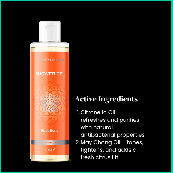 Bliss Burst Shower Gel that works on subconscious mind