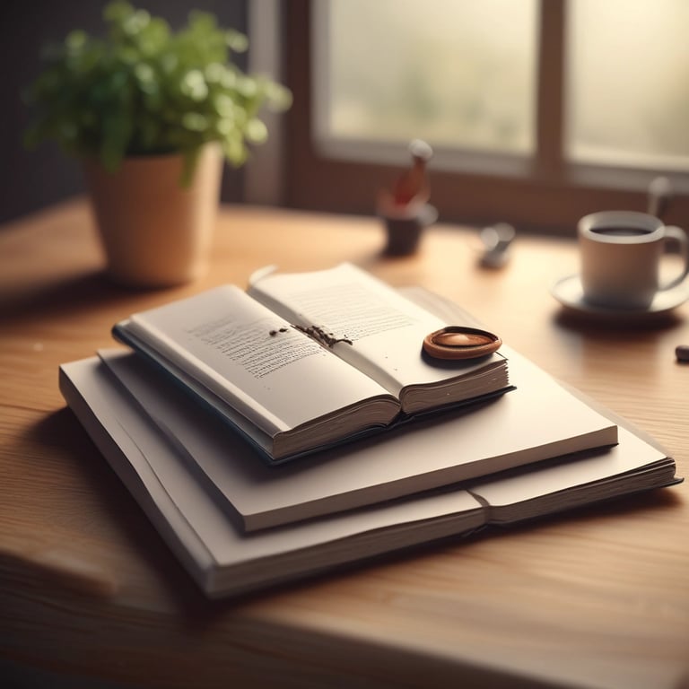 A neatly organized bookshelf displays a collection of brightly colored book spines, each predominantly featuring bold stripes with titles printed along the vertical edge. The books are primarily classic literature from a well-known publisher, with repeating small logo icons visible at the base of each spine.