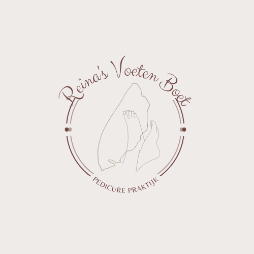 Het logo van Reina's Voeten Boet