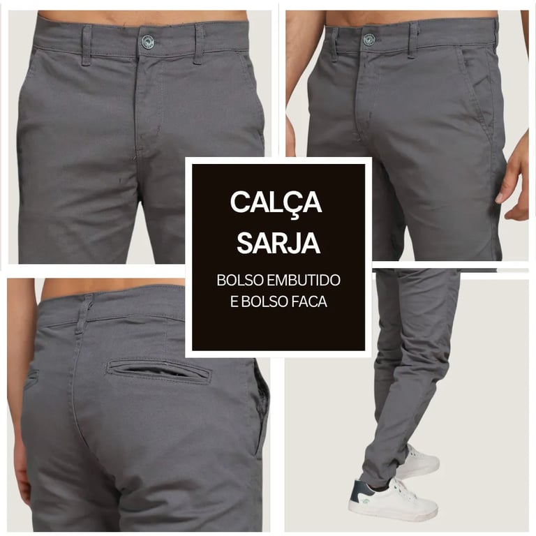 Calça Sarja Masculina Calca Masculino