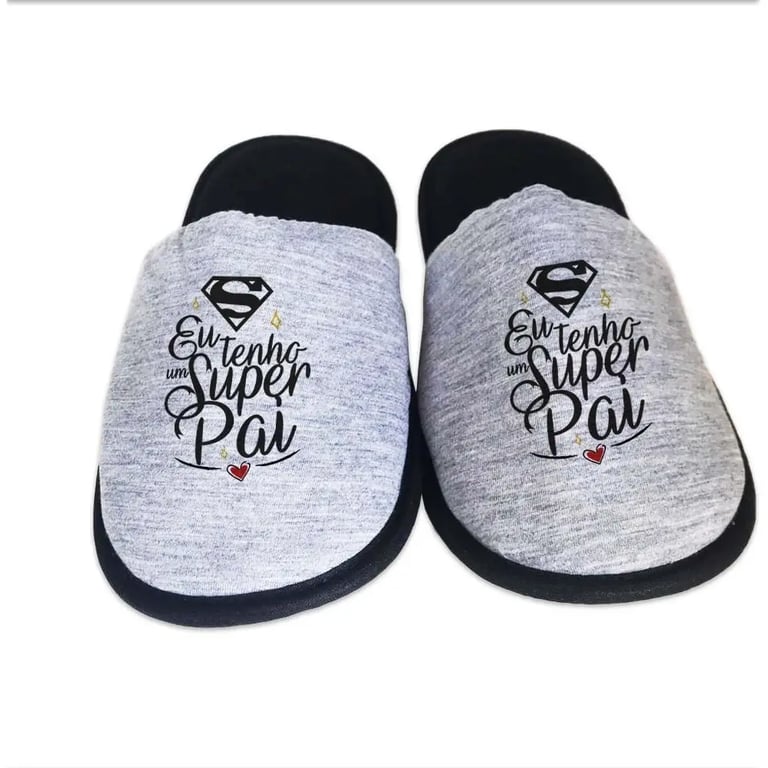Pantufa Chinelo Dia Pais Presente Confortável