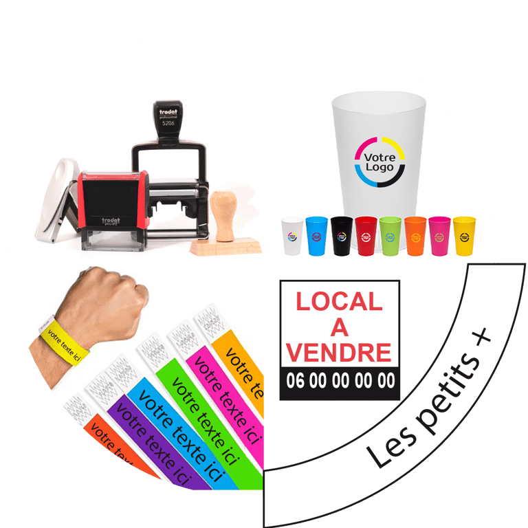 bracelets tampons gobelets 16 Print charente
