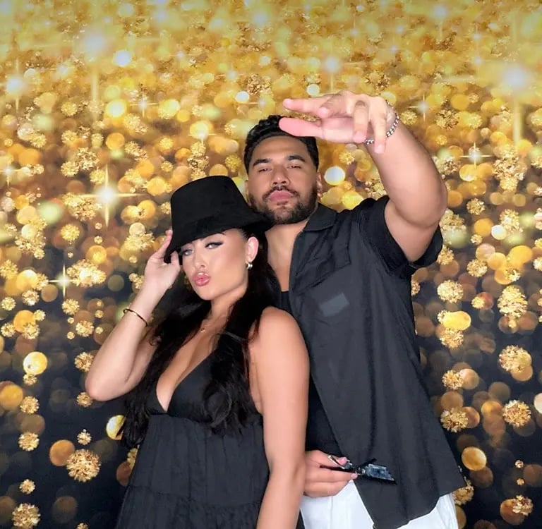 Photo Booth setup for a 21st Birthday in Burpengary, Brisbane - party hire by SweetAz Co.