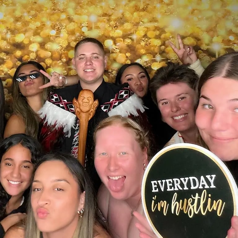 Photo Booth hire for a 21st Birthday in Wishart, Brisbane - party hire by SweetAz Co.