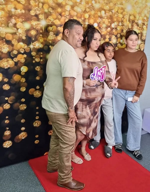 Photo Booth making memories at a 30Th Birthday in Helensvale, Gold Coast - party hire by SweetAz Co.