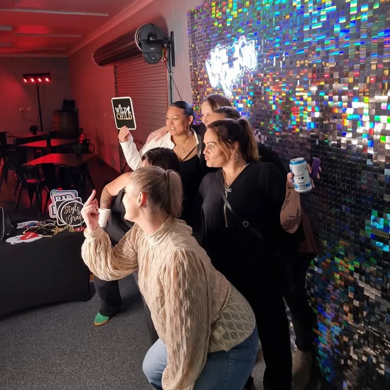 Photo Booth hire for a 40th Birthday in Ormeau, Gold Coast - party hire by SweetAz Co.