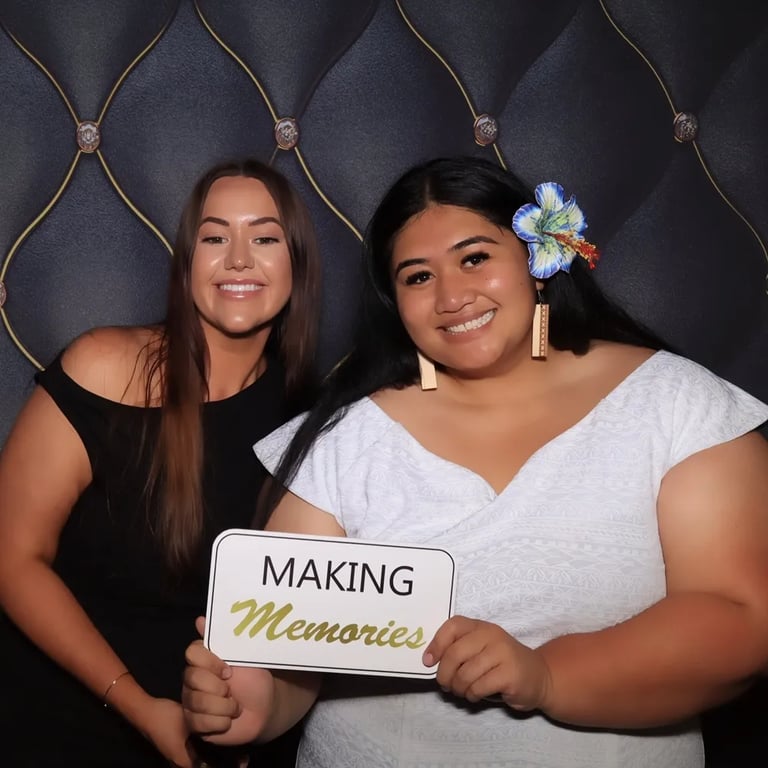 Photo Booth elevating a Formal Celebration in Chatswoodhill, Logan - party hire by SweetAz Co.