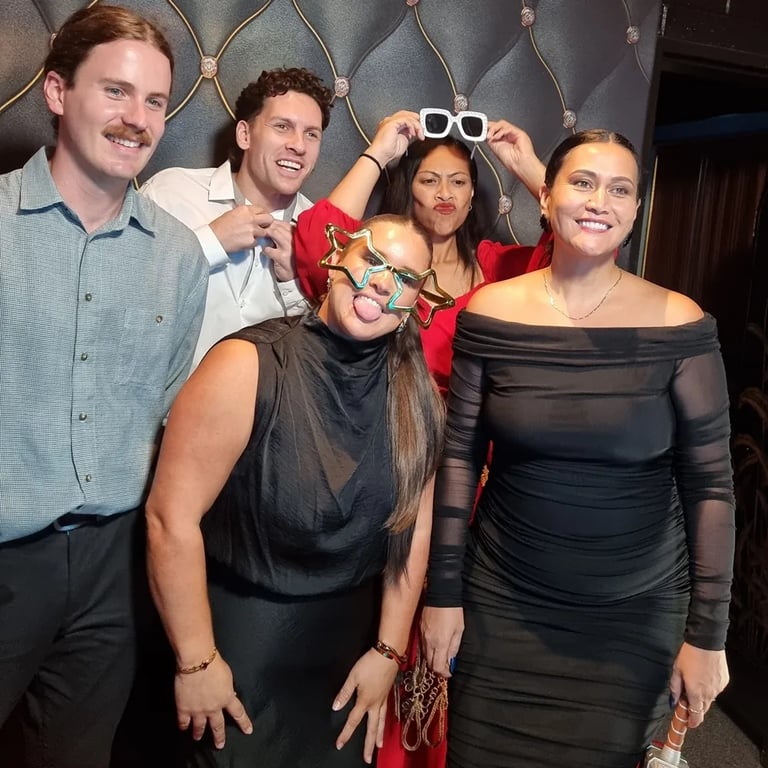 Photo Booth featured at a School Formal in Cornubia, Logan - party hire by SweetAz Co.