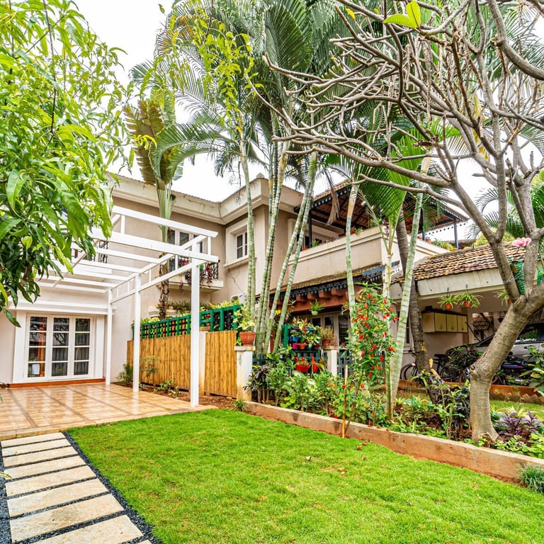 Professional gardening services in Bangalore including lawn care, plant maintenance, landscaping, and balcony garden design.