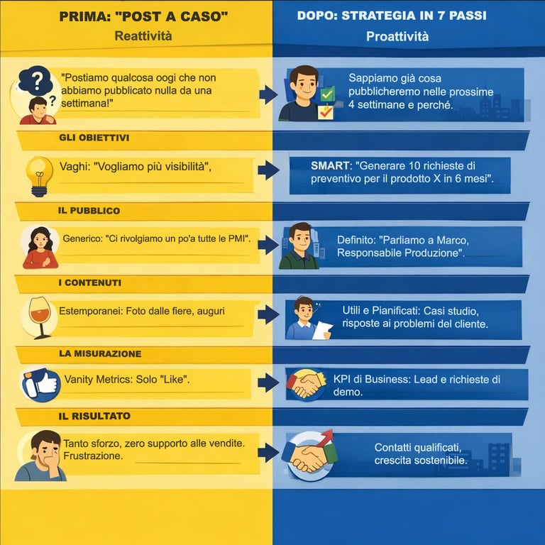 Come costruire un piano di comunicazione per PMI in 7 passi