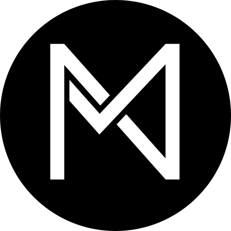 Logo nikodeme mahieux noir et blanc