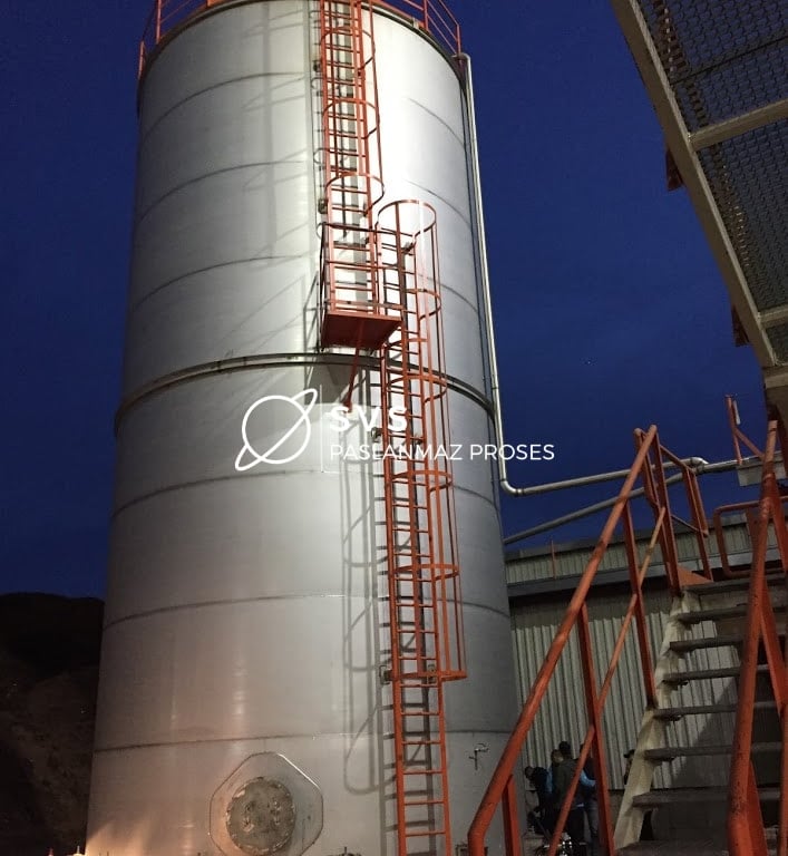 paslanmaz stok tankı