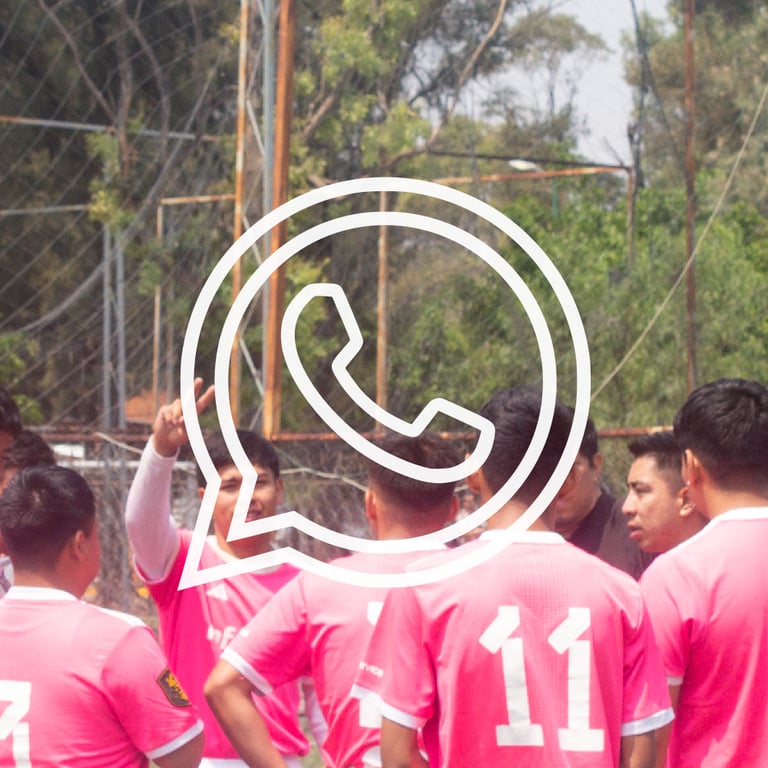 Contacto para jugar en una liga de fútbol 7