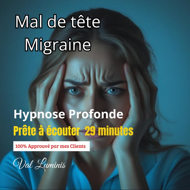 hypnose migraine hypnose mal de tête hypnose soulager douleurs