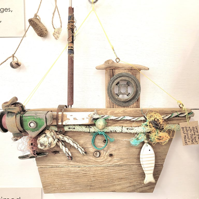 Sarah Wilson driftwood boat